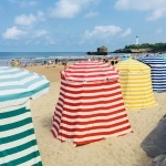 Les tentes de plages de Biarritz - Camping 4 étoiles Bela Basque